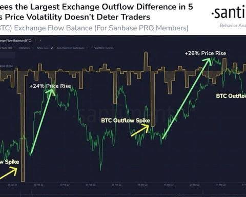 За сутки с бирж выведено более 25 000 биткоинов